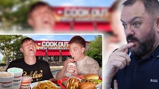 BRITS React to Two Brits try Best Fast Food in the South!!