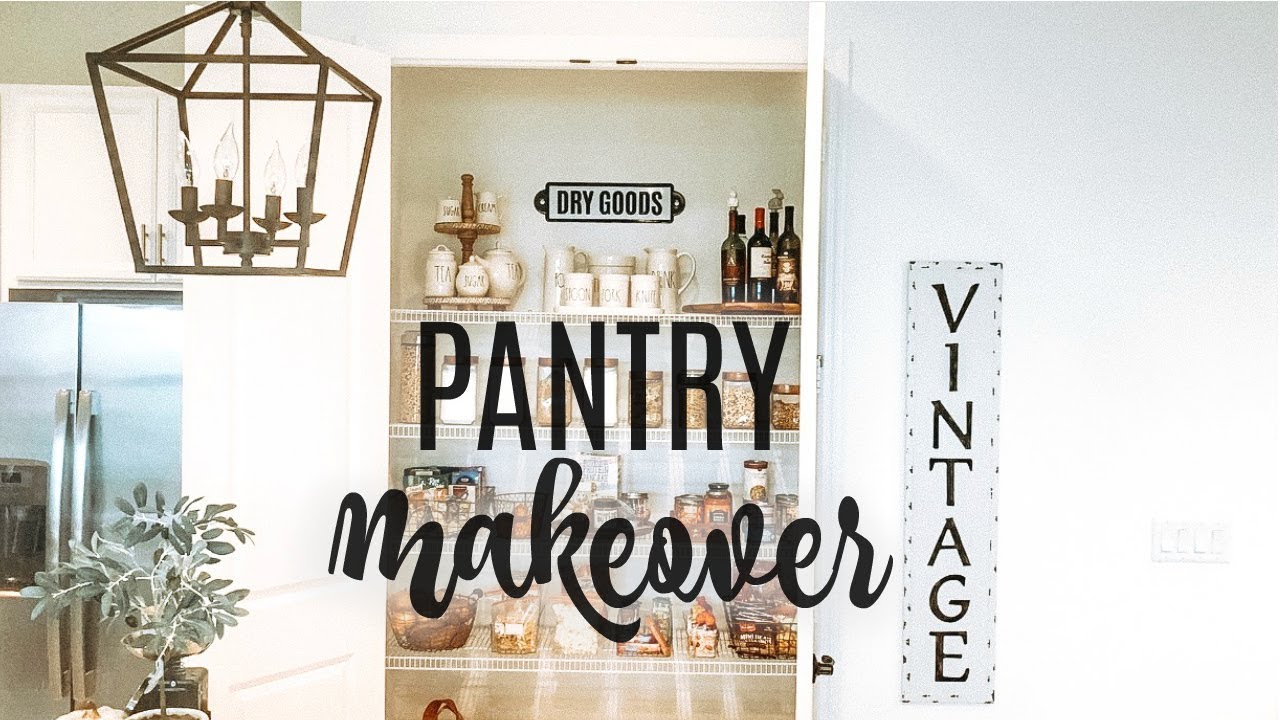 PANTRY ORGANIZE + DECLUTTER // PANTRY ORGANIZATION TIPS // PANTRY