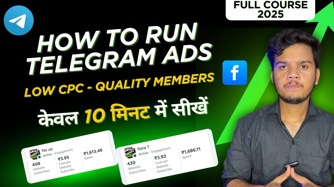 How to Run Telegram Ads on Facebook || Full Setup 2025 | Telegram ad ...
