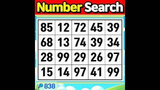 Number Search #838 If I don’t believe in myself, no one will.【Match | brain game | puzzle 】 screenshot 3