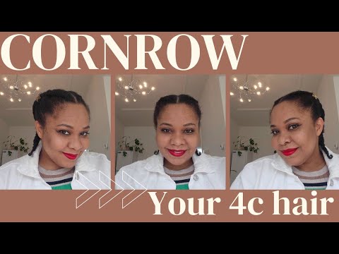 How to Perfectly Cornrow 4C Hair: Step-by-Step Tutorial - YouTube