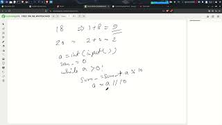 Loops Practice Ques 11 | Write a program to determine whether the given number is a Harshad Number .