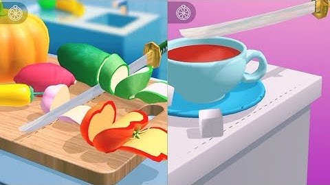 ASMR Slicing All Levels Gameplay Android iOS Walkthrough