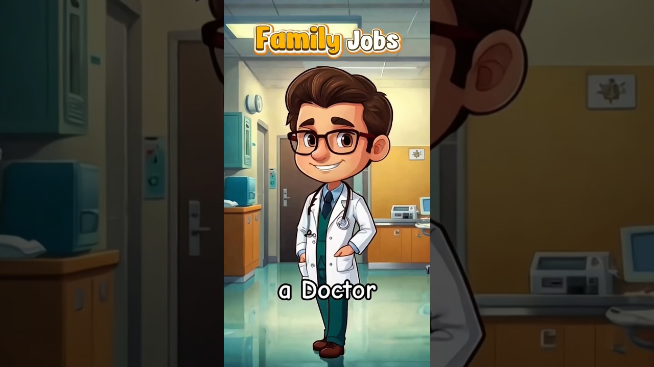Learn Family Jobs: Fun Guide for Young English Learners 
