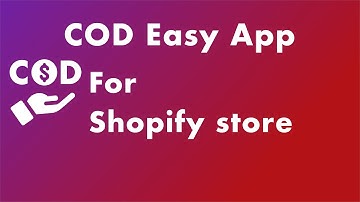COD - Shopify | One dollar Apps
