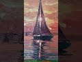 Sunset sailboat painting by Mario Idkowiak available for sale on eBay
