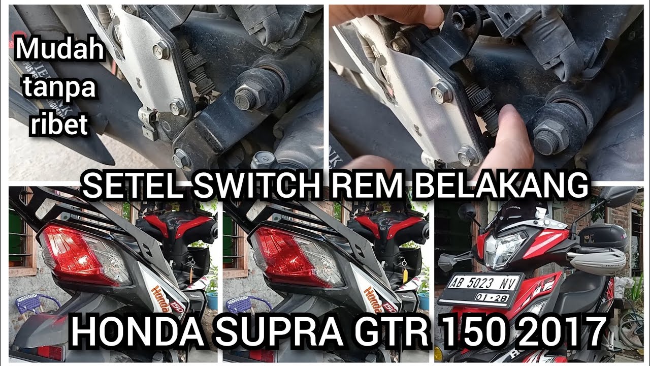 SETEL SWITCH REM BELAKANG HONDA SUPRA GTR 150 K56F 2017