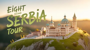 Miniature Serbia in 8 Seconds 🏰🌄 | AI-generated Veo 3 Travel Shorts
