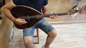 Cretan Laouto Lute Greek handmade professional sound and quality ! New !