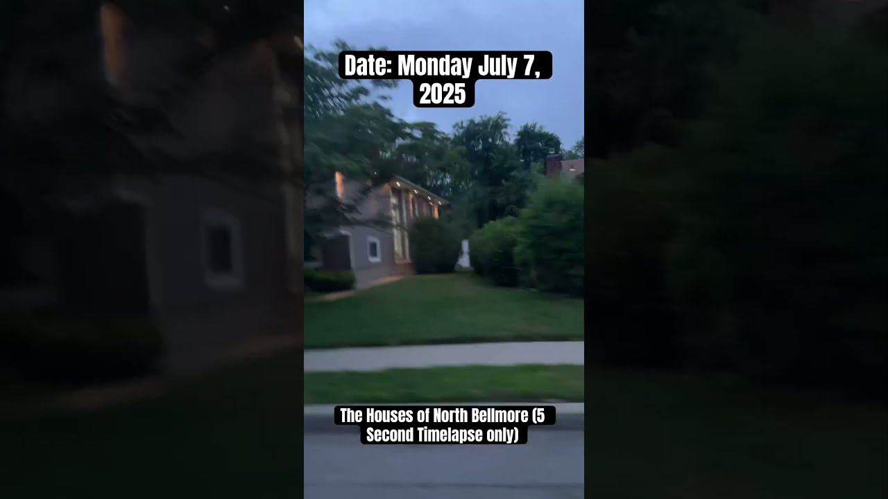 The Houses Of North Bellmore 5 Second Timelapse Only 