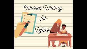 Cursive Writing Practice - Cursive for Lefties - G Capital and Lower Case ( set to music)