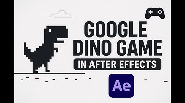I recreated the Google Dino Game in After Effects 🦖🎮