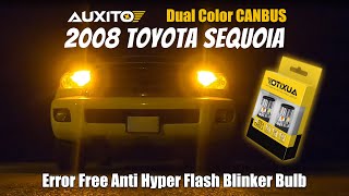 AUXITO 3157 LED SWITCHBACK BULBS WHITE TO AMBER - TOYOTA SEQUOIA