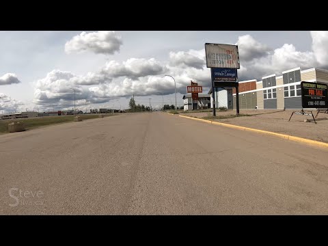 Driving around High Level, Alberta
