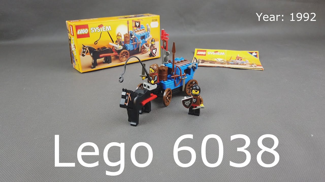 Lego 6038 Wolfpack Renegades year set 1992 Lego CASTLE - Review 