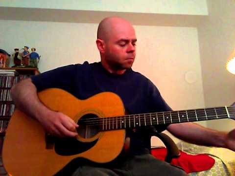 Me tuning my guitar... and breaking the damn E string!