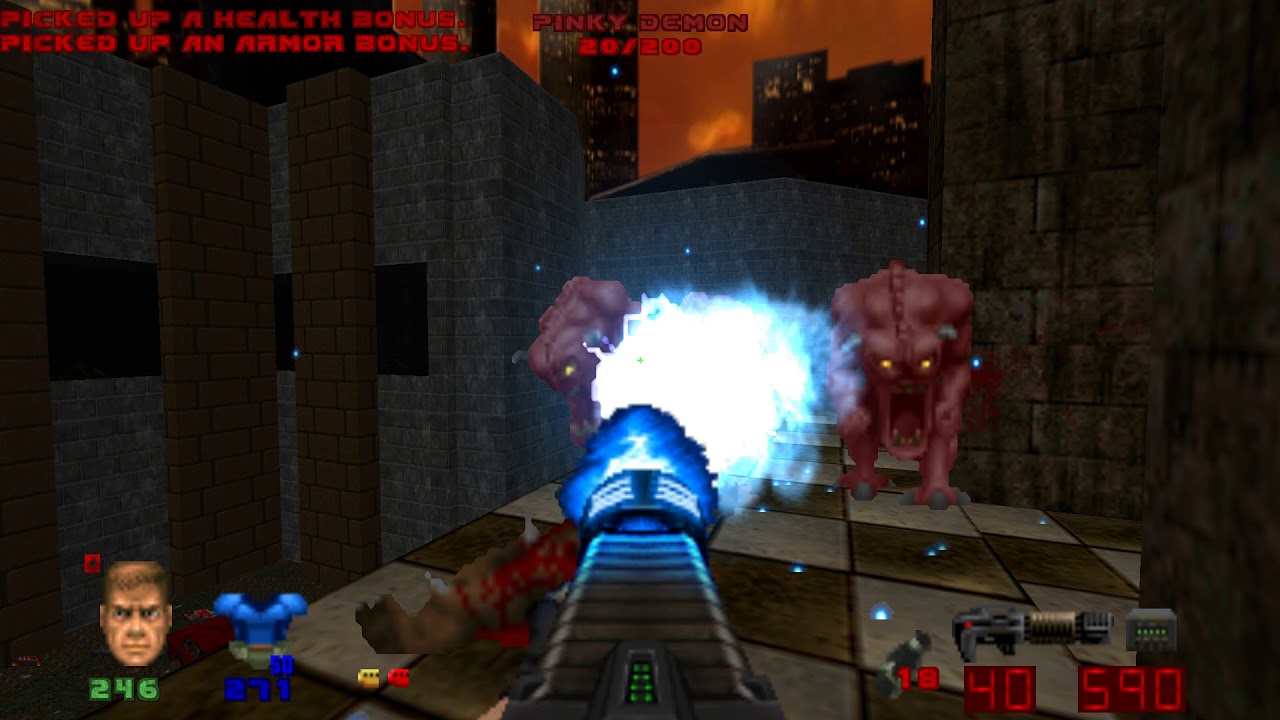 Brutal Doom 2 Level 15 Industrial Zone (Full 100*) YouTube