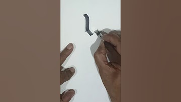 How to write Gothic Fraktur Blackletter e | Calligraphy | G.DeviChandra | Art | सुलेखन #Shorts