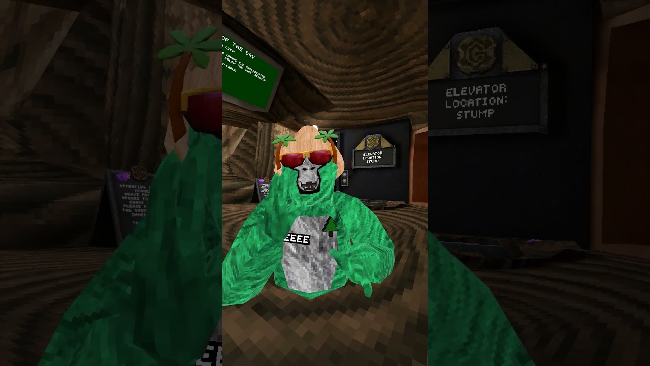 Я прятался на виду у всех в игре "Горилла-тег"