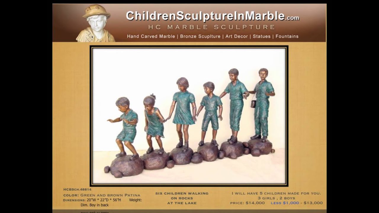 HC Bronze Sculpture Children