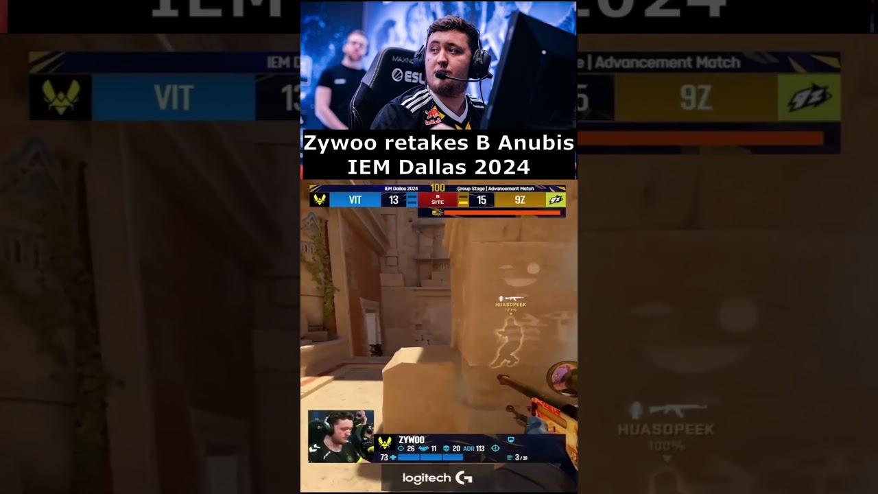 Zywoo teaches us how to retake sites 