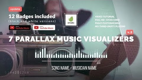 Parallax Music Visualizer ★ After Effects Template ★ AE Templates