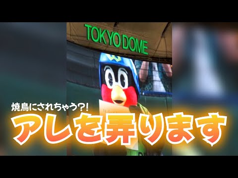 必見！！！東京ドームでも『きょうのひとこと』はJ界隈のネタに触れてきれっきれのつば九郎だけどめちゃくちゃかわいい件