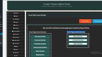 How To Use Home Page Layout Setting(Crypto Premium WordPress Theme)