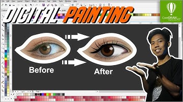 Corel Draw -Tutorial Cara Menggambar di Corel Draw [OBJEK MATA]