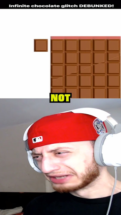 Infinite Chocolate Glitch Debunked #shorts #short #memes #meme