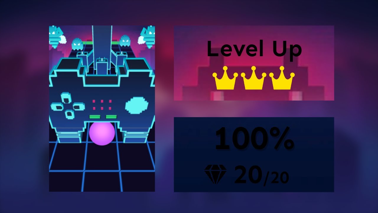 Level Up (1UP 2nd Bonus) | ★★★★★☆ | The Lost Bonuses (Rolling Sky Remake)