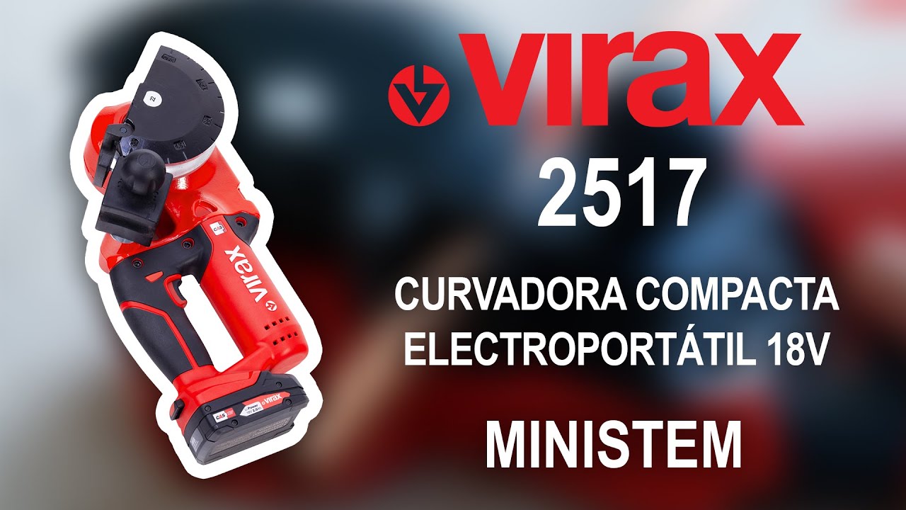 MINISTEM - Curvadora compacta electroportátil de 18V - 2517XX - VIRAX