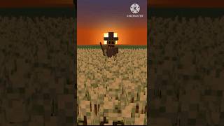 In Minecraft Tutorial For Scarecrow #minecraft #build #shorts