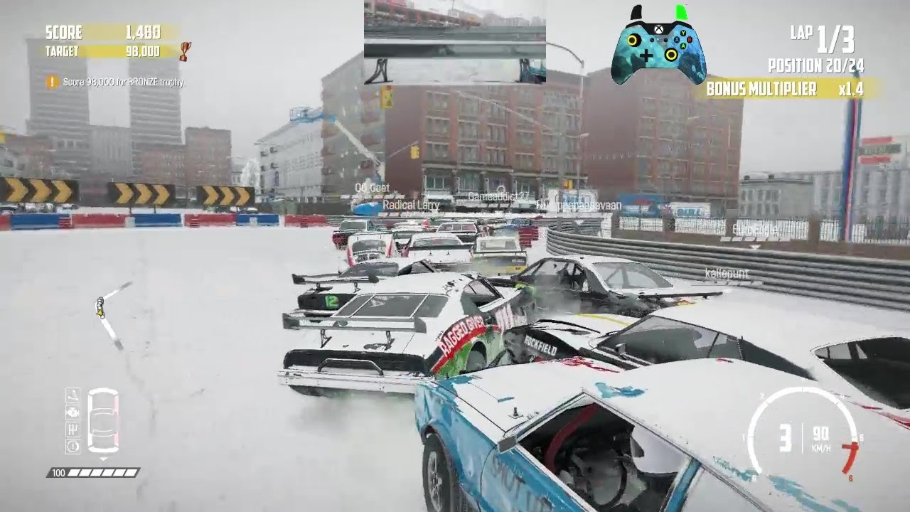 Wreckfest 26.01.27 Weekly Winter Race Speedbird - Hillstreet Circuit Race Track