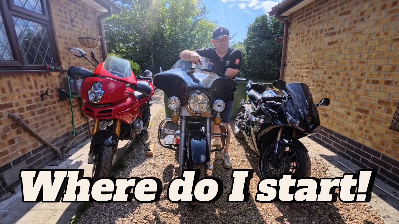 FINISHING OFF MY COPART CRASH REBUILD #motorcycle 