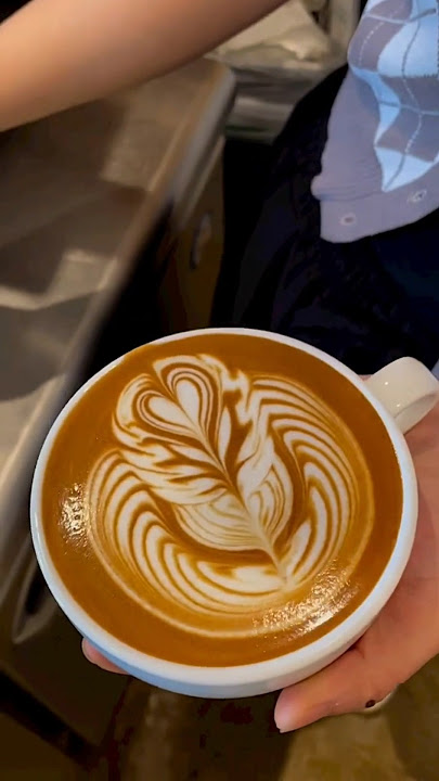 Rosetta 😱☕ latteArt 😱☕ #coffee #latteart #sarojgurungg #barista