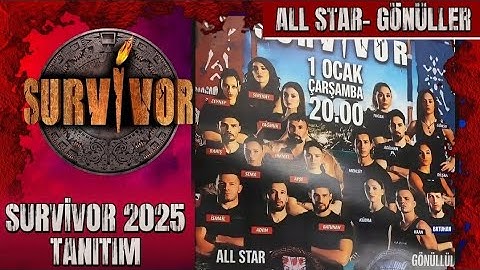 SURVİVOR 2025 ALL STAR - GÖNÜLLÜLER TANITIMI 1 OCAK'TA TV8'DE