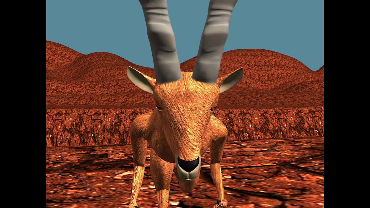 3D Humanoid Goat Animation
