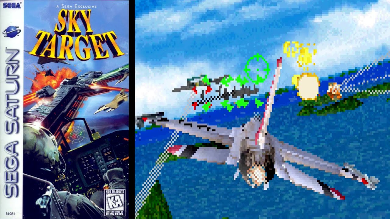 Sky Target ... (Sega Saturn) Gameplay Peek