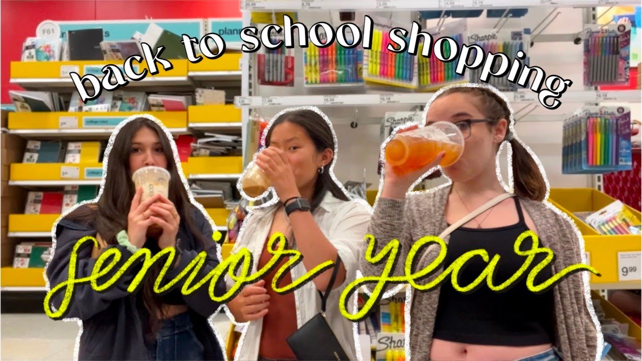 back to school shopping for senior year 2022!