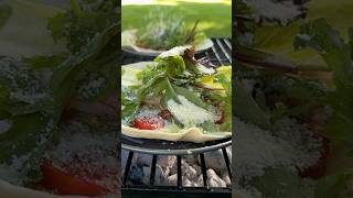 Play video: Crispy lavash with shrimp, mozzarella & cherry 🍤🧀 Easy grill wrap! Just repeat #GrillRecipe #