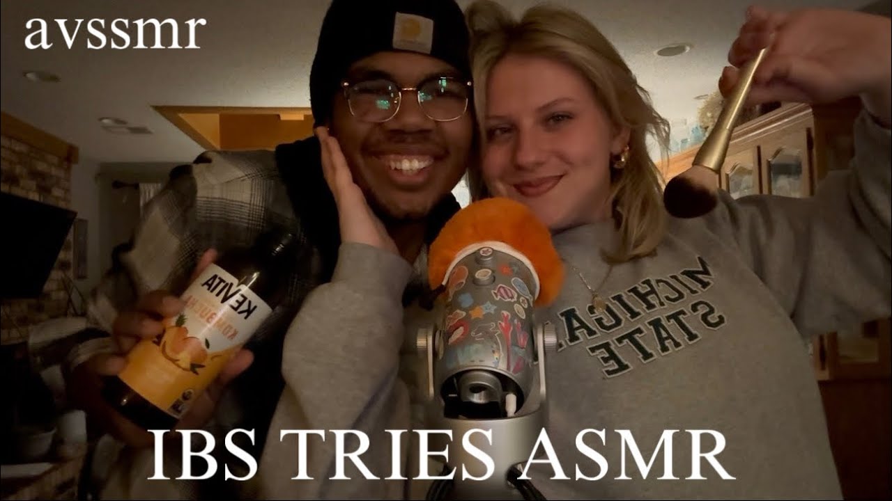 ASMR|| MY FRIEND TRIES ASMR! Tingle Challenge! (tapping, inaudible whispers, plucking, over explain)