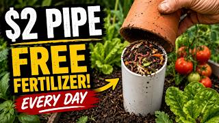 I Buried a $2 Pipe in My Garden — Now I Get Free Fertilizer Every Day!