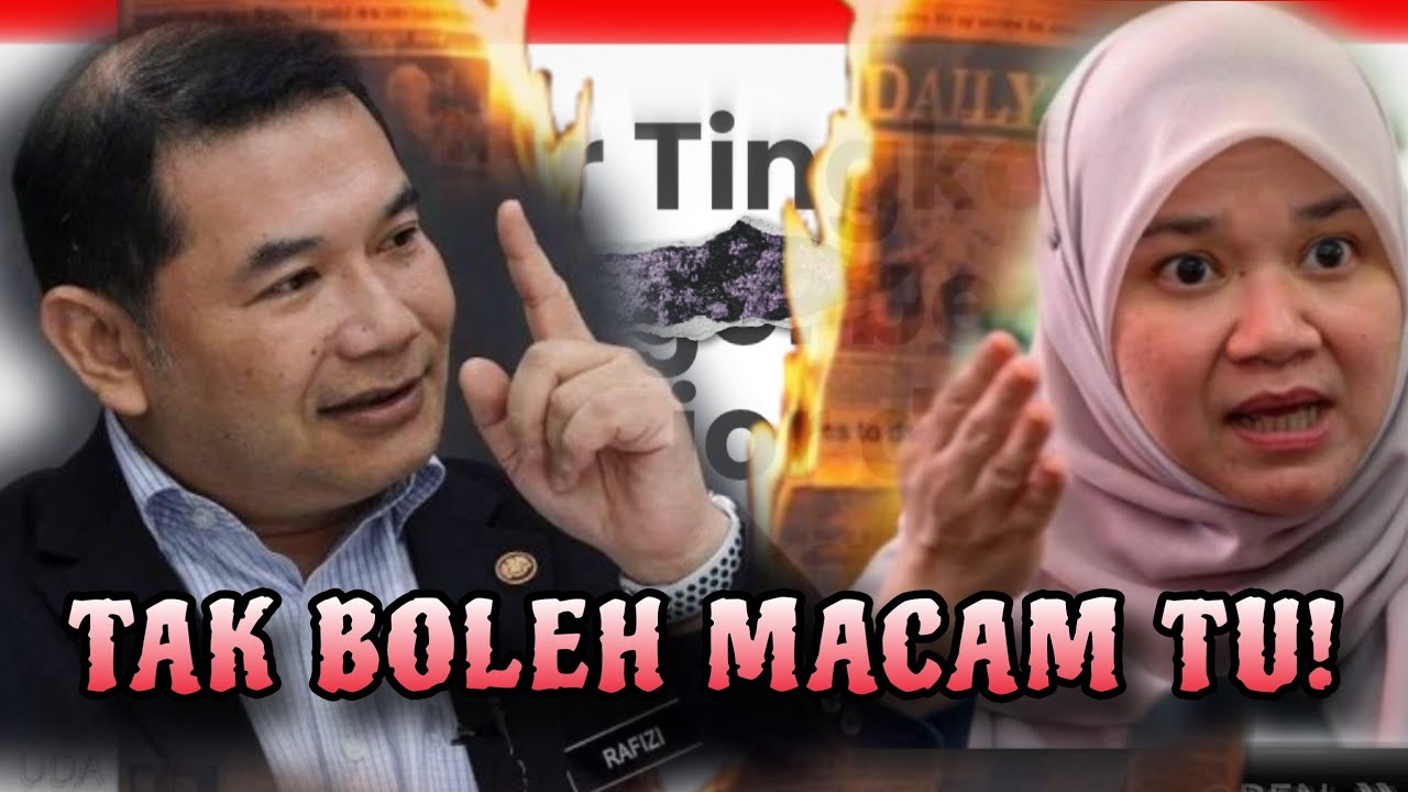 FADHLINA!! - KENA BIJAK KOMUNIKASI - JANGAN RASA DIRI  PANDAI | RAFIZI BALUN MENTERI PENDIDIKAN
