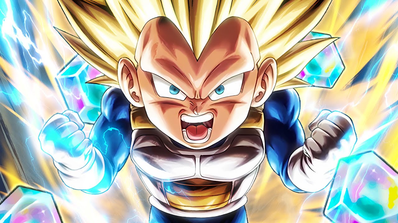 RAINBOW TEXTTTT!!!! LEGEND LIMITED Super Saiyan 3 Vegeta (Mini) Summon! | Dragon Ball Legends