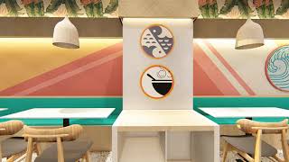 restaurant walk-through (Kaia Poke)