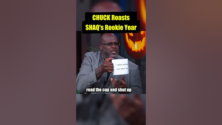 CHUCK Roasts SHAQ's Rookie Year