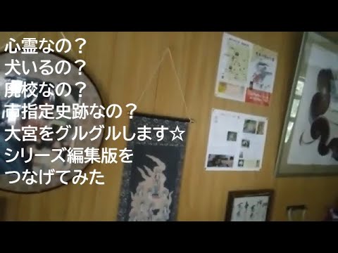 心霊なの？犬いるの？廃校なの？市指定史跡なの？大宮をグルグルします☆シリーズ編集版をつなげてみた（これがきっかけでいろいろ調べたんだよねぇ）