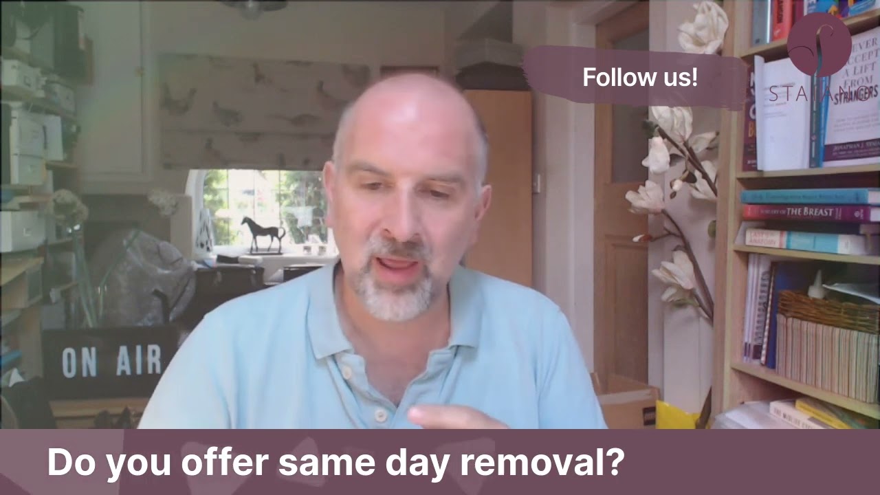 #AskJJ Do you offer same day removal?