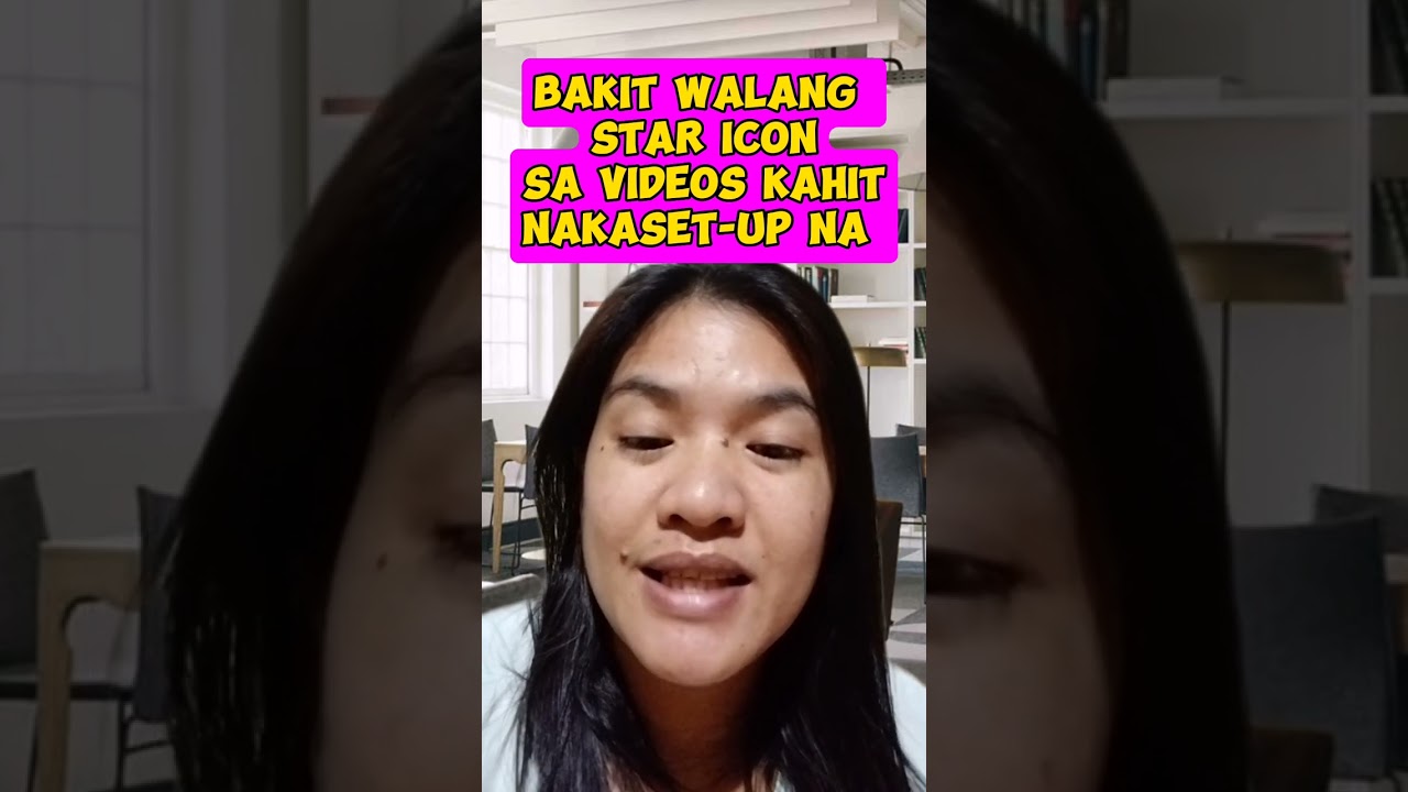 Bakit walang star icon kahit nakaset-up na.